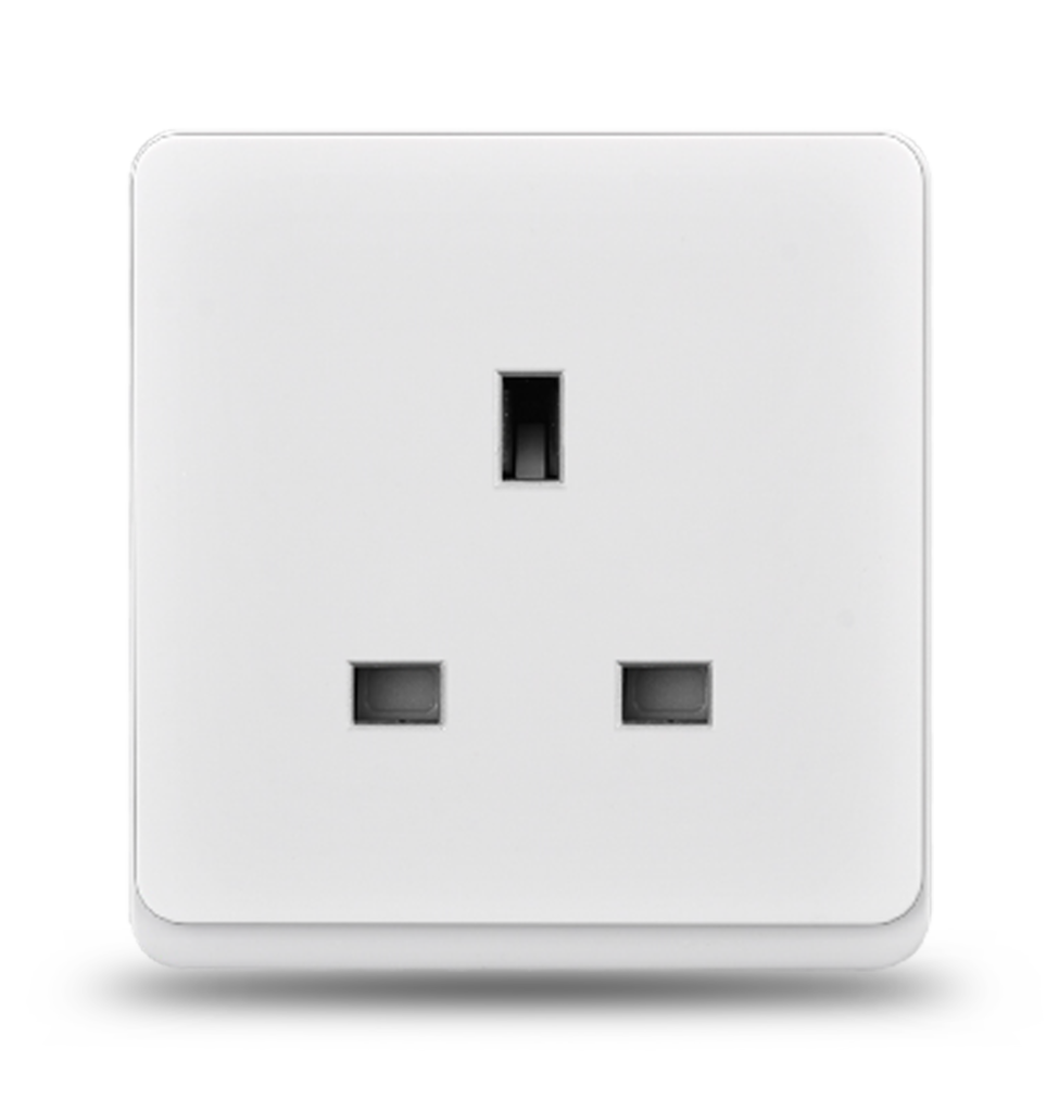 G12 - 010 Three UK Square Socket Double Pole (wight)