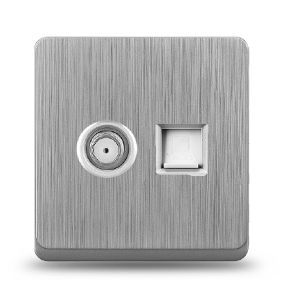 G12 - 019 TV & Computer Socket (gray)